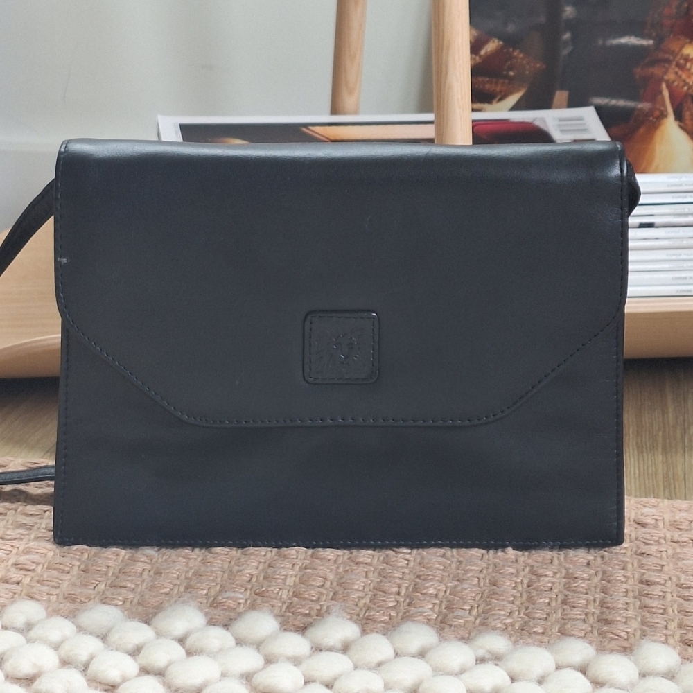 Vintage 90s Anne Klein Leather Purse